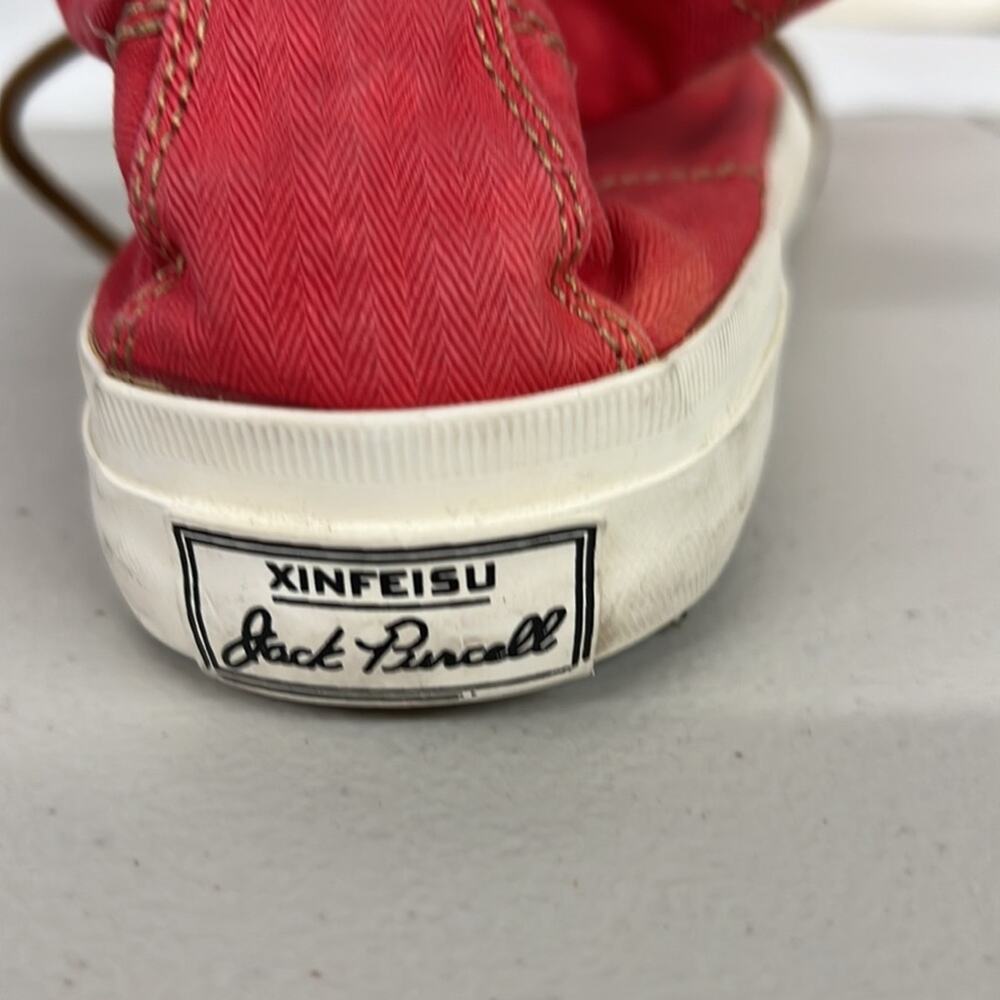 Rare hard to find Converse Jack purcell xinfeisu X.F.S Red hi top sneaker brown - Picture 5 of 10